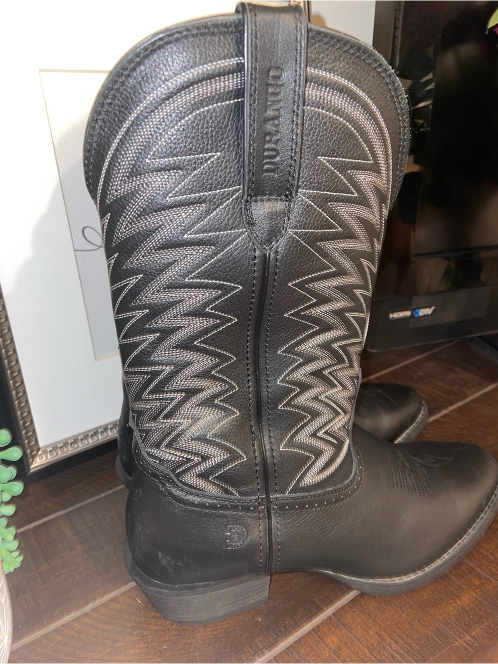 Durango Rebel Frontier Leather Western Cowboy Boots Size 10.5 Wide - Picture 3 of 16